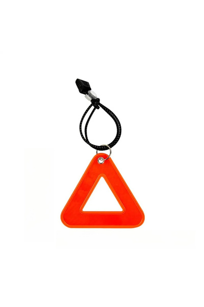 Choice Orange 1PC Reflective Signs Triangle Signs Safety Warning For Bicycle ...