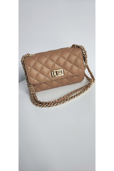 Miri Concept Genuine Leather Shoulder Bag , Made in Italy