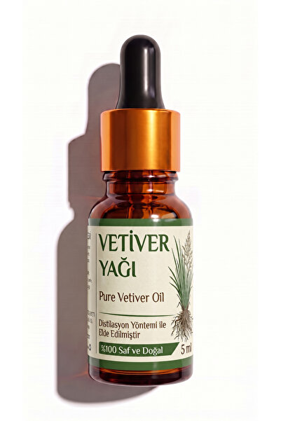 aktarloji Vetiver essential oil 5 ml / 100% pure and natural / vetiver oil