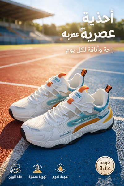 Feizhi حذاء رياضي رجالي داد كثيف النعل، شبكة تنفس، ألوان متعددة، حذاء مشي يوم...