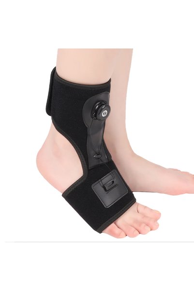 Choice Black 1Pcs Ankle-brace Foot Drop Orthosis Support Aluminum Strip Adjus...