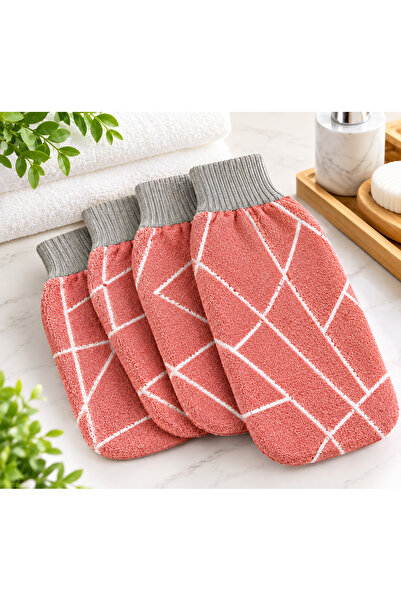 Banyo Kesesi Mikrofiber Banyo Kesesi (1 ADET) Derinlemesine Cilt Bakımı Kese Arındırma Peeling 1 adet