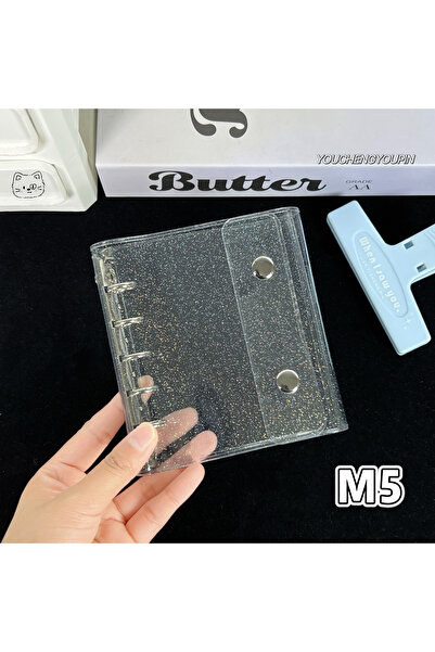 Choice M5 Sk Sparkle 1Pc A6/A7/M5 مجلد شفاف لامع، مجلد شفاف لامع برباط مزدوج ...