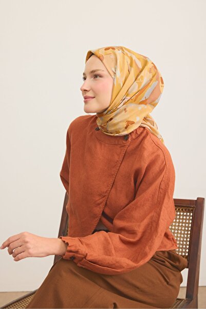 Silk Home Summer Breeze Art Mustard Yellow