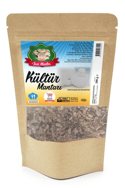 Kurutulmuş Kültür Mantarı Granül 1-7 mm 200 g