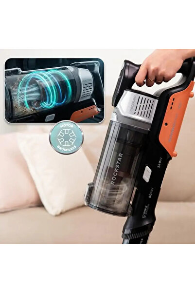 CECOTEC Aspirator 2 în 1 fără fir, Cecotec, Conga Rockstar S30 Flex, 20 kPa, negru