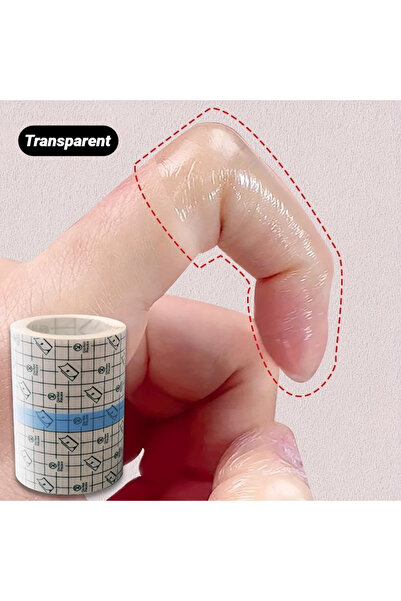 Choice Transparent (1Roll) 1 Roll Transparent Self-Adhesive Tape Pu Material ...