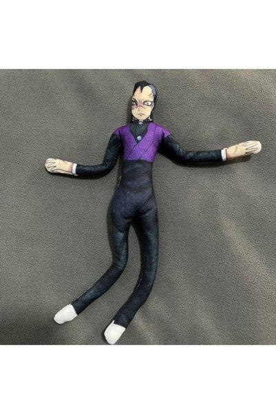BANDAI One Size 25 Demon Slayer Akaza Posable Plush Doll with Built-in Wire, ...