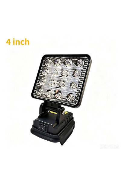 Choice كشاف LED محمول 4 بوصة بـ 16 مصباح LED، إضاءة يدوية لاسلكية متوافقة مع ...