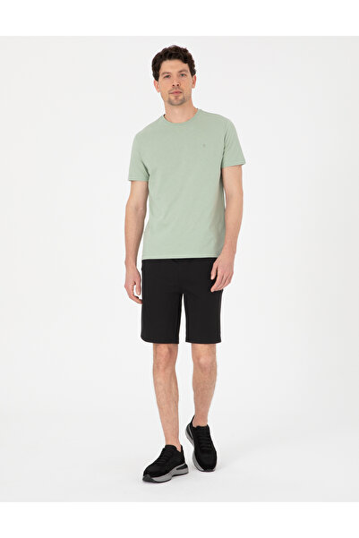 Pierre Cardin Black Comfort Fit Knitted Shorts 50310720-Vr046
