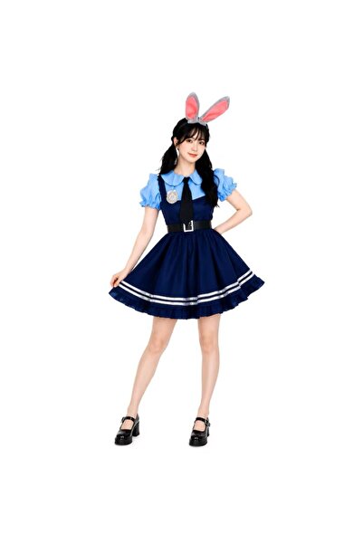 Funny Party Team Γυναικεία στολή αστυνομικού Judy Bunny, Φόρεμα αστυνομικού μ...