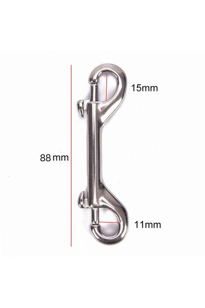 Choice 88mm 65/88/100mm Double Ended Scuba Diving Hook Zinc Alloy Eye Bolt Sn...