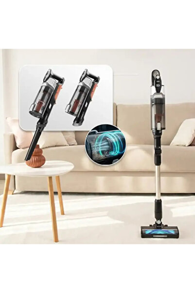 CECOTEC Aspirator 2 în 1 fără fir, Cecotec, Conga Rockstar S30 Flex, 20 kPa, negru