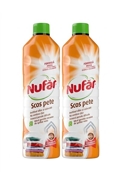 Nufar 2 buc -Nufar- Scos Pete Solutie pentru Indepartarea Petelor de pe Haine...