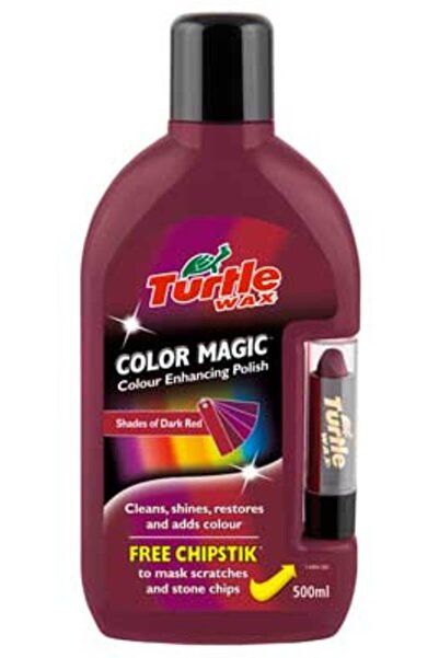 Turtle Wax Polish auto Color Magic Plus FG6904 roșu închis 500 ml cu Chipstick