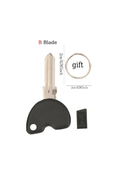 Choice شفرة مفتاح دراجة نارية B Blade X5 jingyuqin فارغة لـ Vespa Piaggio 3vt...