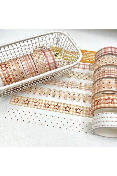 Choice 6pcs F 6pcs/lot Kawaii Retro Fruit Decorative Tape Set Cute Cartoon Cr...