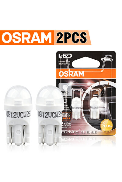 Choice قطعتان من مصابيح OSRAM W5W T10 194 Canbus بدون أخطاء 2825 SMD لإضاءة د...