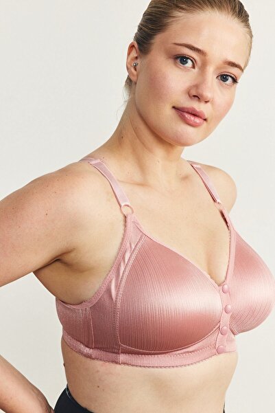 C&City Wireless Snap-On Gathering Bra Cc898 Dusty Rose