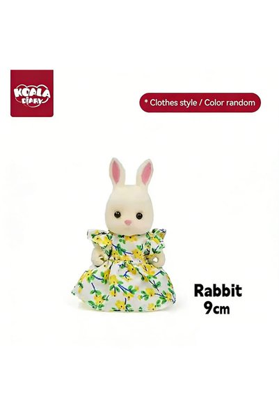 Choice Rabbit Dollhouse Furniture Miniature Doll House Flexible Koala Dolls K...