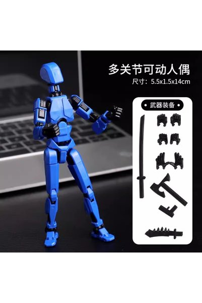 Choice 6 Dummy Lucky 13 Multi-joint Movable 3D Printing Doll Creative Ornamen...