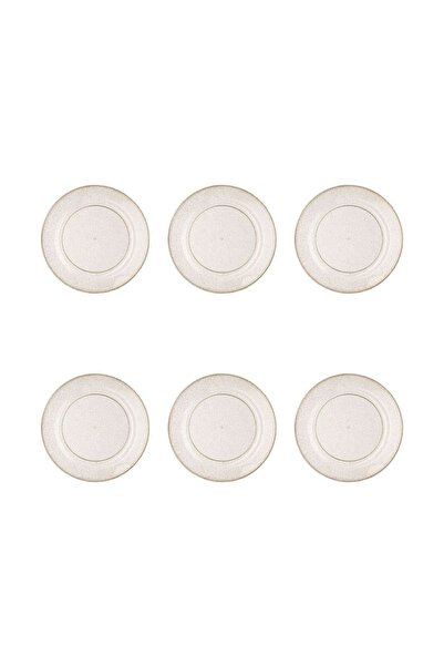 OEM Set Farfurii Reutilizabile din Plastic Transparent cu Glitter Auriu 18cm,...
