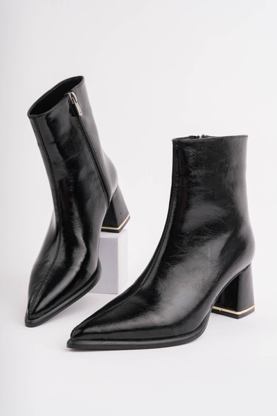 CANPOLATAYAKKABI Canic Women's Heel-Toe Boots with 6.5 cm Heel Length