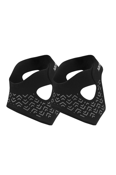 Aolikes M (36-41) 2PCS Black New Ultra-thin Ankle Brace Bi-directional Strap ...
