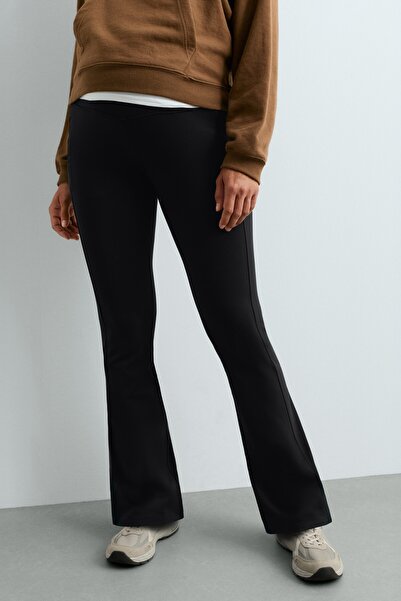 Oysho Flare Warm hamile pantolonu, fermuarlı
