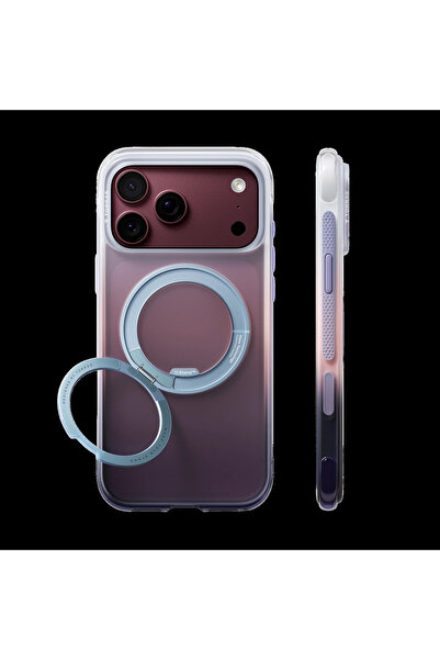 TORRAS Ostand Gradient Air Case for iPhone 18 Pro Purple Blue