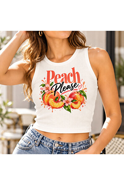Bk Gift Zero Sleeve Ribbed Crop Blouse - Flexible Lycra Casual Crop-12