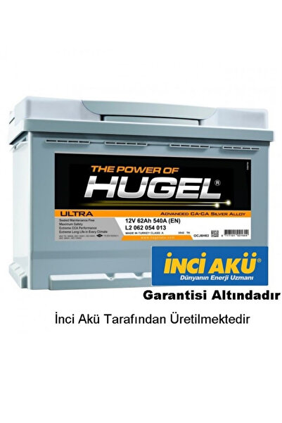 TOYZNTOYZ Garantili Hugel Action 12V 60Ah 60 Amper Akü | Hügel Otomobil ve Ha...