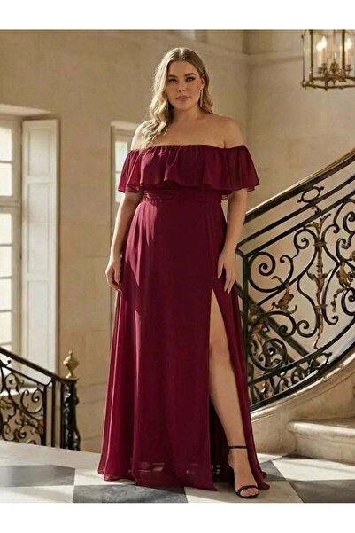 Sheya Maxi dress, red