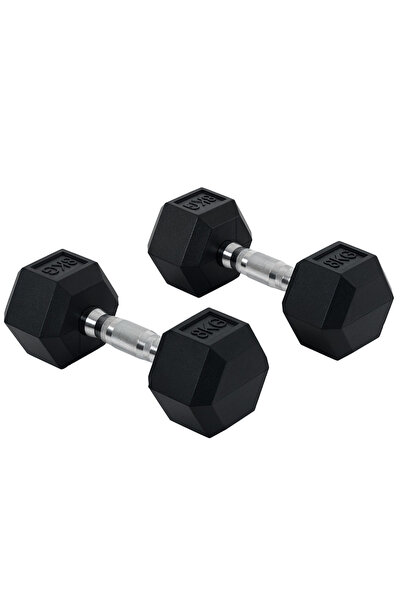 Generic Brand Gantere hexagonale, set de 2 gantere cu mânere striate, set de ...