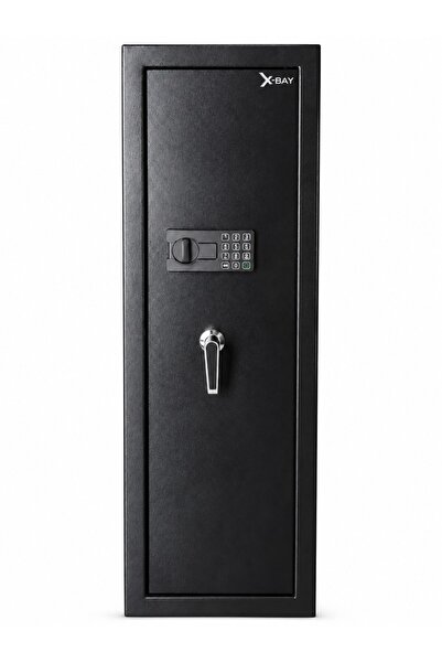 X-BAY XB-1450 Dijital Şifreli 5 Tüfek Kapasiteli Çelik Tüfek Kasası – Siyah