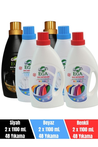 Ega Kimya Sıvı Yıkama Deterjanı 6x 1100 mL