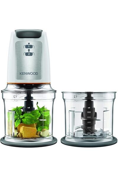 GENERAL Kenwood Chopper, 500W, 0.5L, 2 Speeds, 2 Bowls, Stainless Steel Quad ...