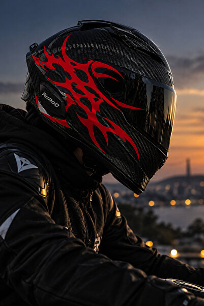 Banxtre Ultra tribal v2 gothic sticker for helmet and motorcycle (1 piece)