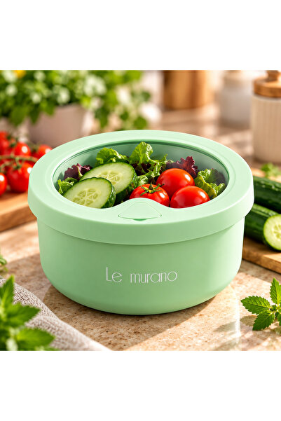 Le murano 600 ml 100% Platinum Silicone Round Storage Container, Transparent ...
