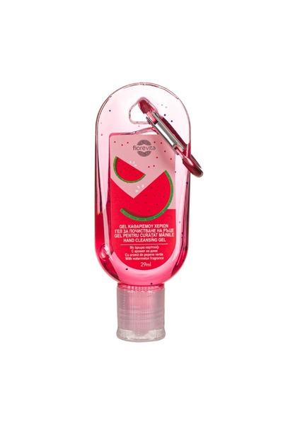 Fiorevita Gel de curățare a mâinilor cu parfum de pepene verde, cu carabină m...