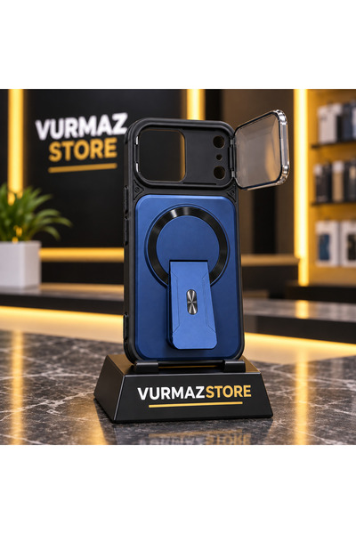 Case 17 Pro Max/ 18 Pro Max Premium yeni nesil Standlı kamera korumalı kılıf