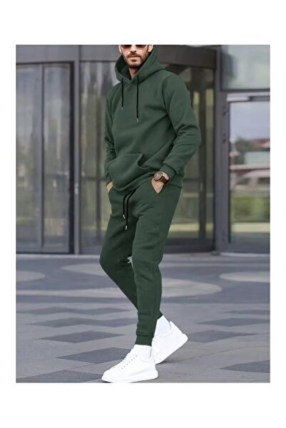 luci sports Men's Oversize Hooded Tracksuit Set