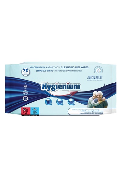 OEM Șervețele umede Hygienium pentru adulți 72 buc. - pH neutru, fără alcool