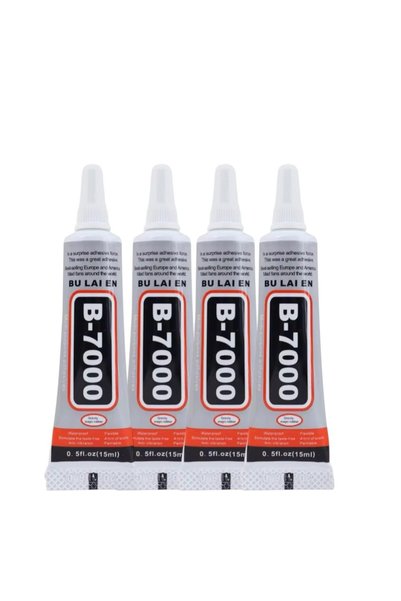 GENERIK B-7000 Super Glue, 15ml Industrial-Strength Adhesive, 4-Pack, Clear, ...