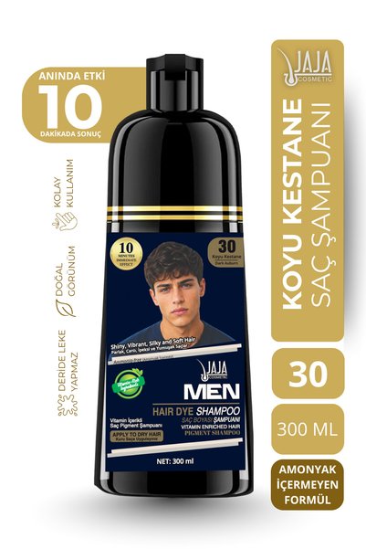 Jaja Men 30 Koyu Kestane Şampuan 300 ml