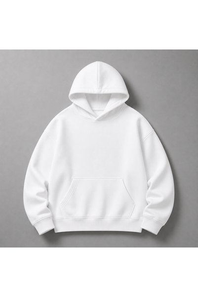 donamod Unisex Women/Men Solid Color Special Design Oversize Cotton Hooded Sw...