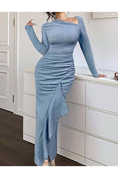 Sheya Midi Length dress, blue
