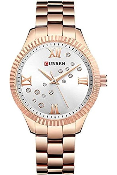 Curren 9109 Women's Steel Strap Luminous Quartz Watch