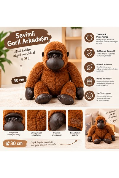 TREND peluş goril 30 cm