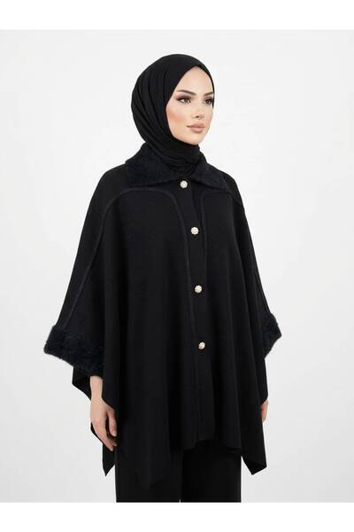 ÇALIKUŞU TRİKO YAKA VE KOL MANŞETLERİ SAKALLI KUMAŞ ÖZEL TASARIM DÜĞME DETAYL...